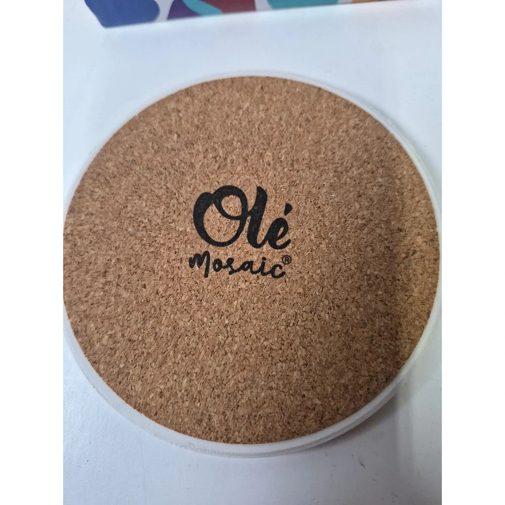 Ole Mosaic Barcelona Ceramic Coaster Sagrada Familia Gaudi Souvenir Spain New
